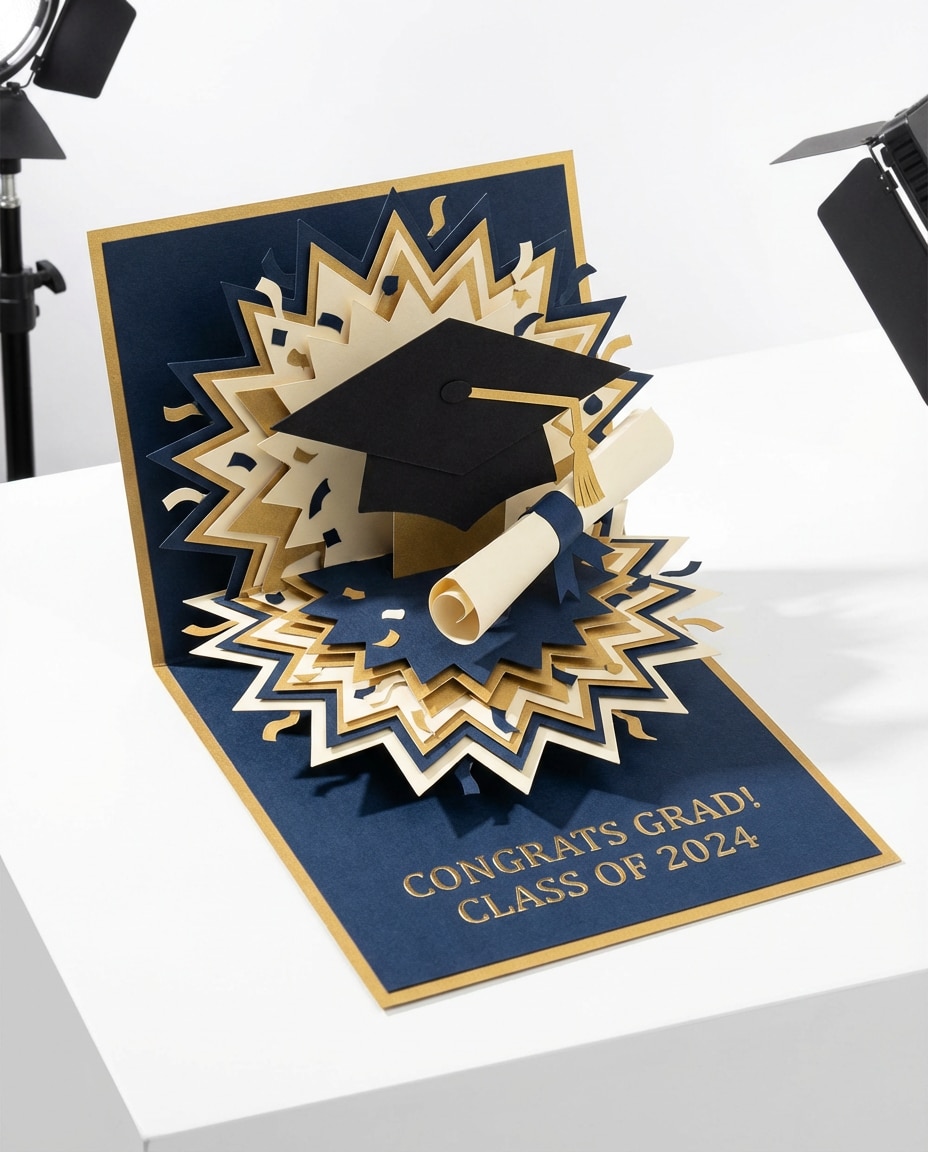 graduation burst photo