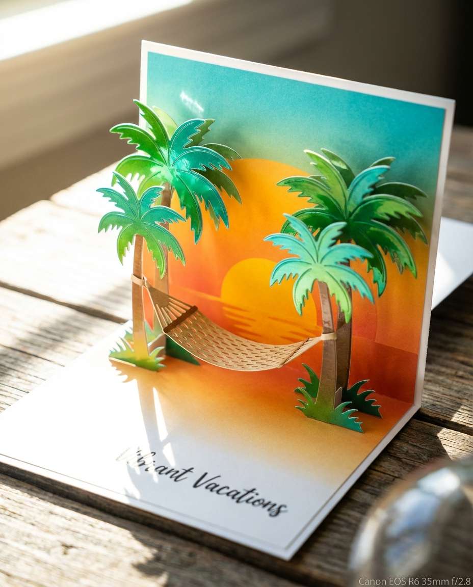 tropical palm paradise photo