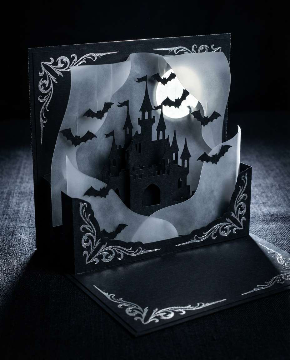 gothic castle night photo