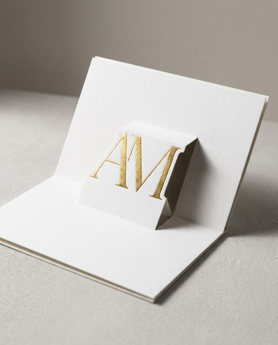 luxe monogram minimal photo