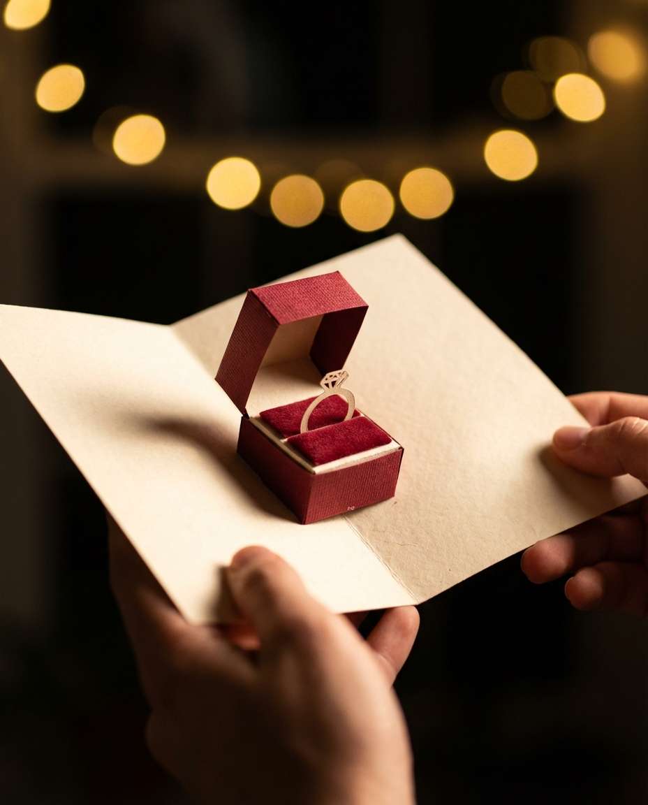 proposal ring popup photo