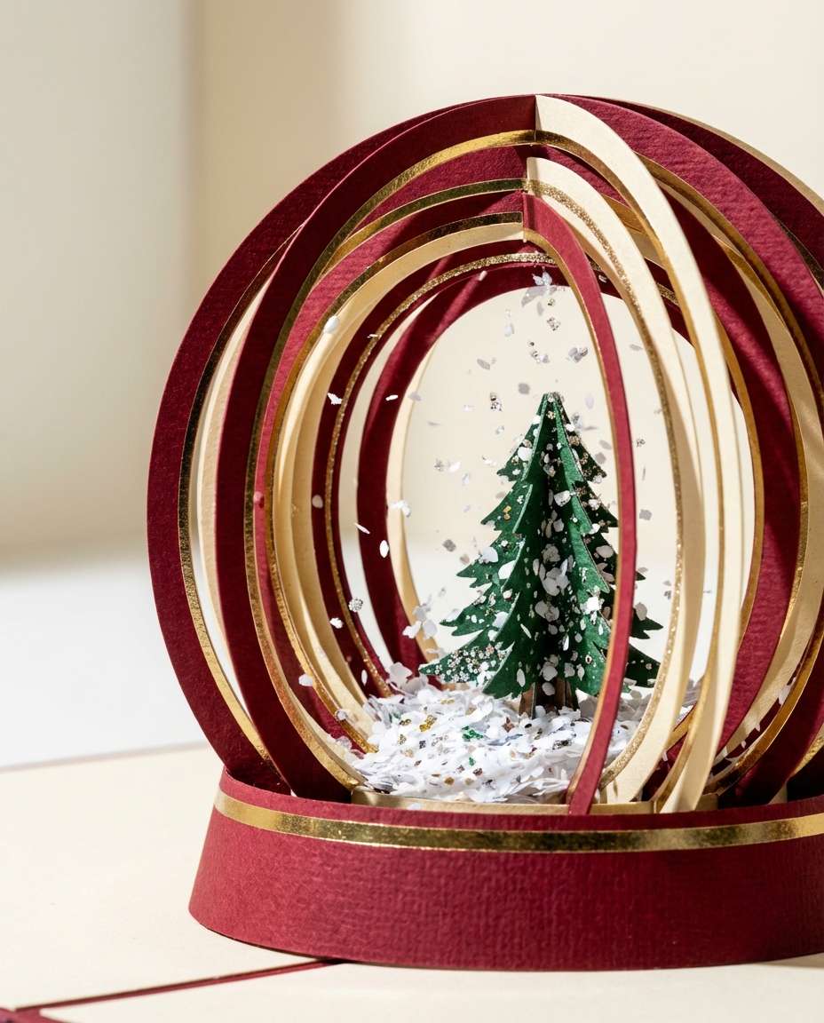 snow globe christmas photo