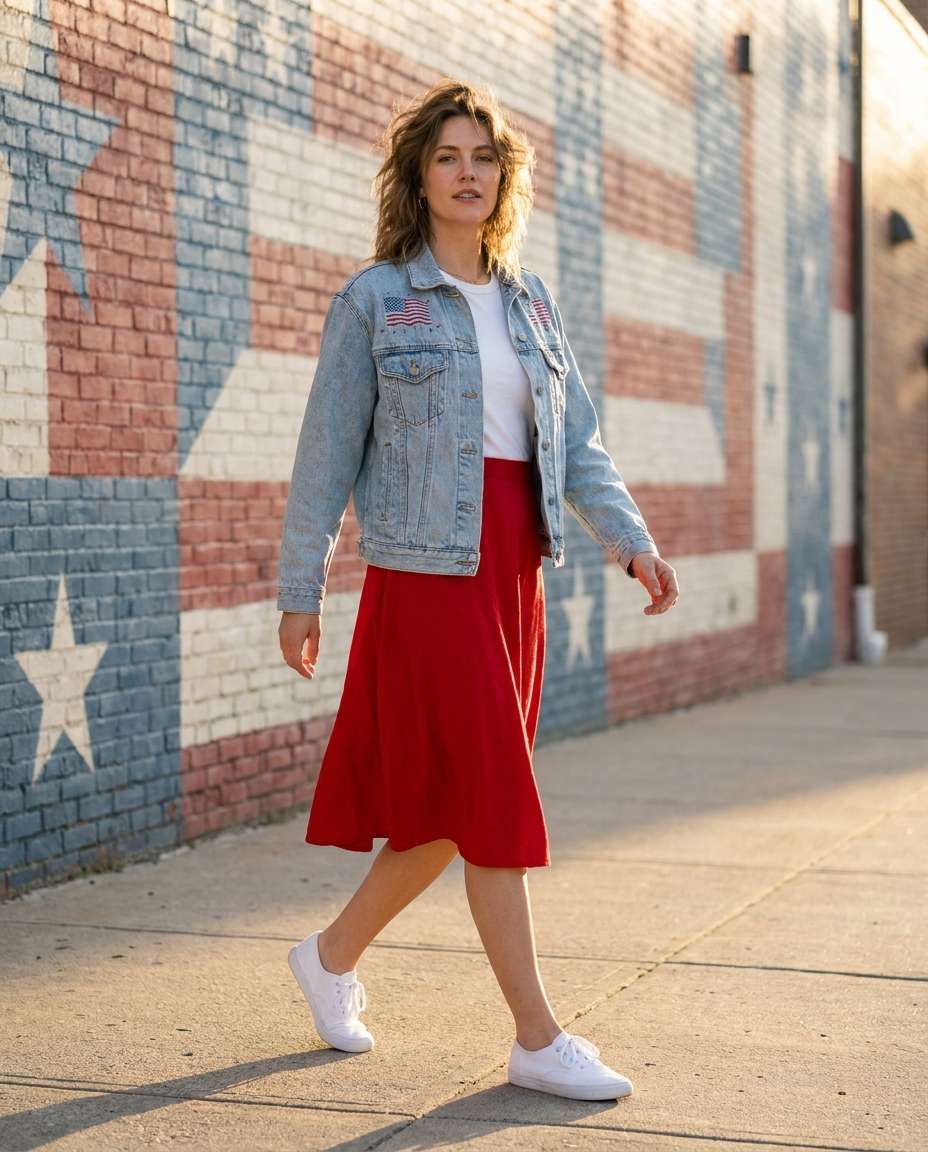americana denim style photo