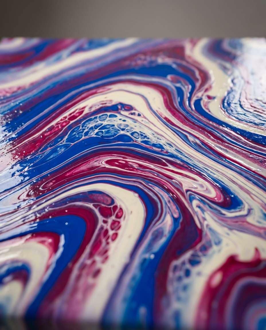 liquid acrylic pour photo