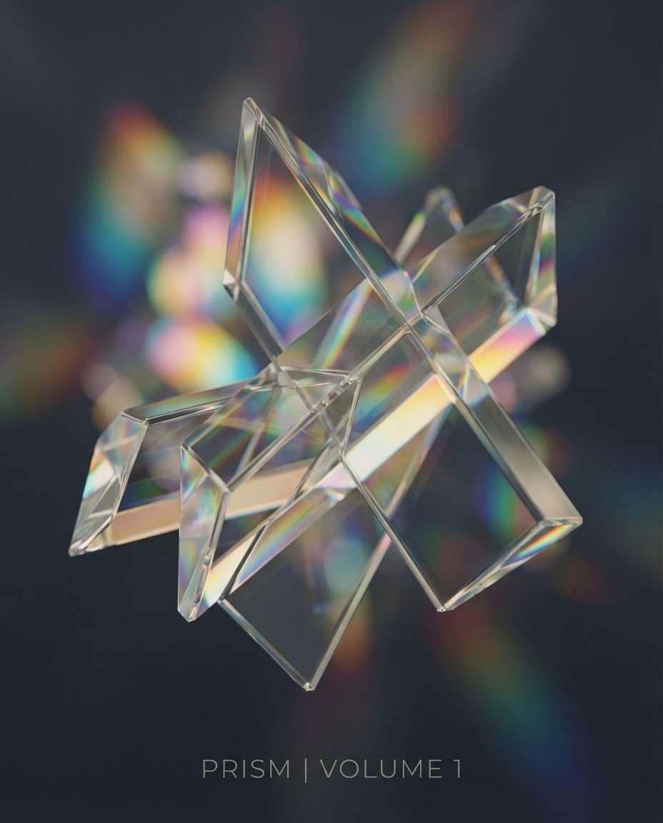prismatic glass shards photo