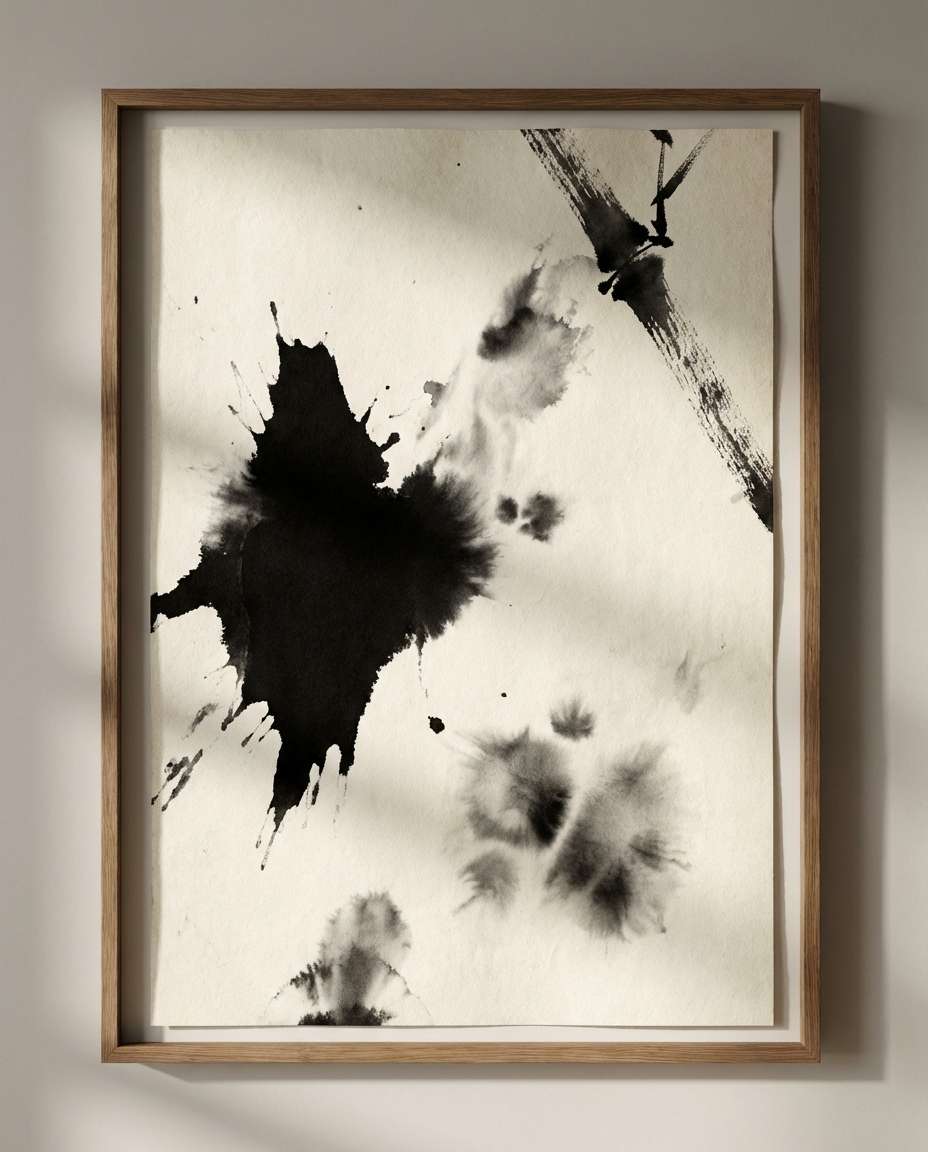 sumi ink splash photo