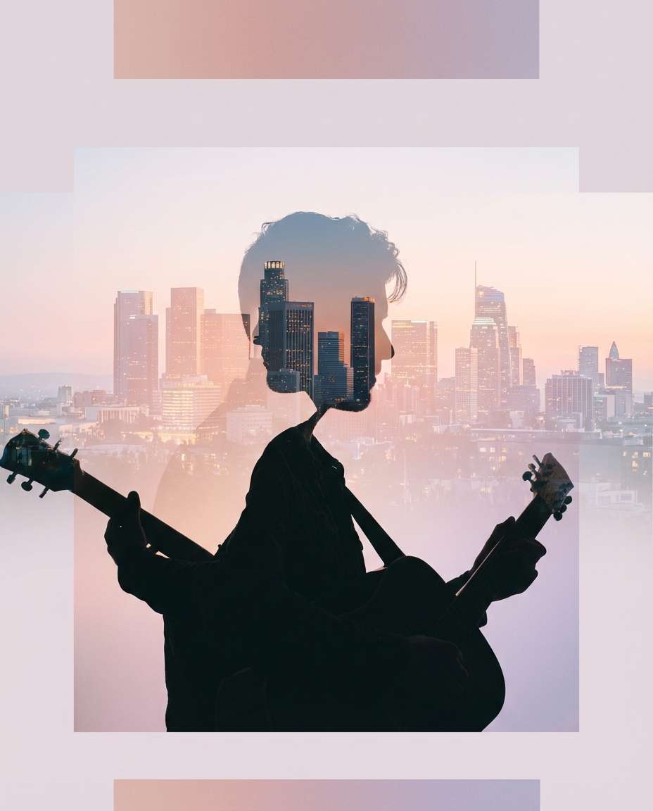 experimental double exposure photo