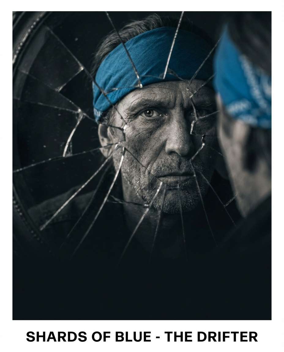 broken mirror reflection photo