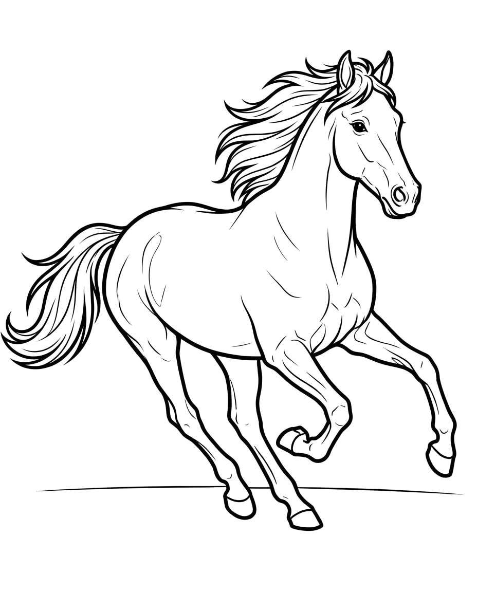 galloping horse photo