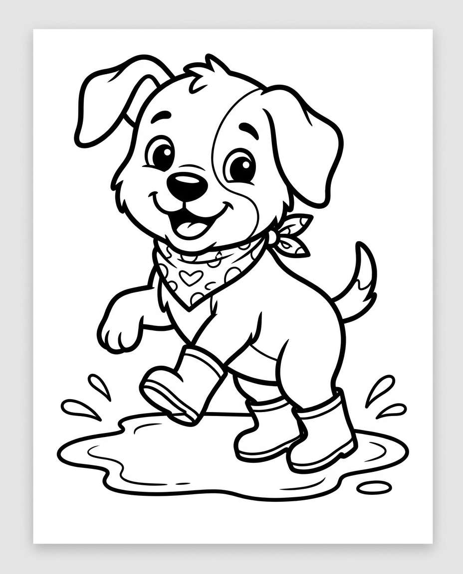 puppy rain boots photo