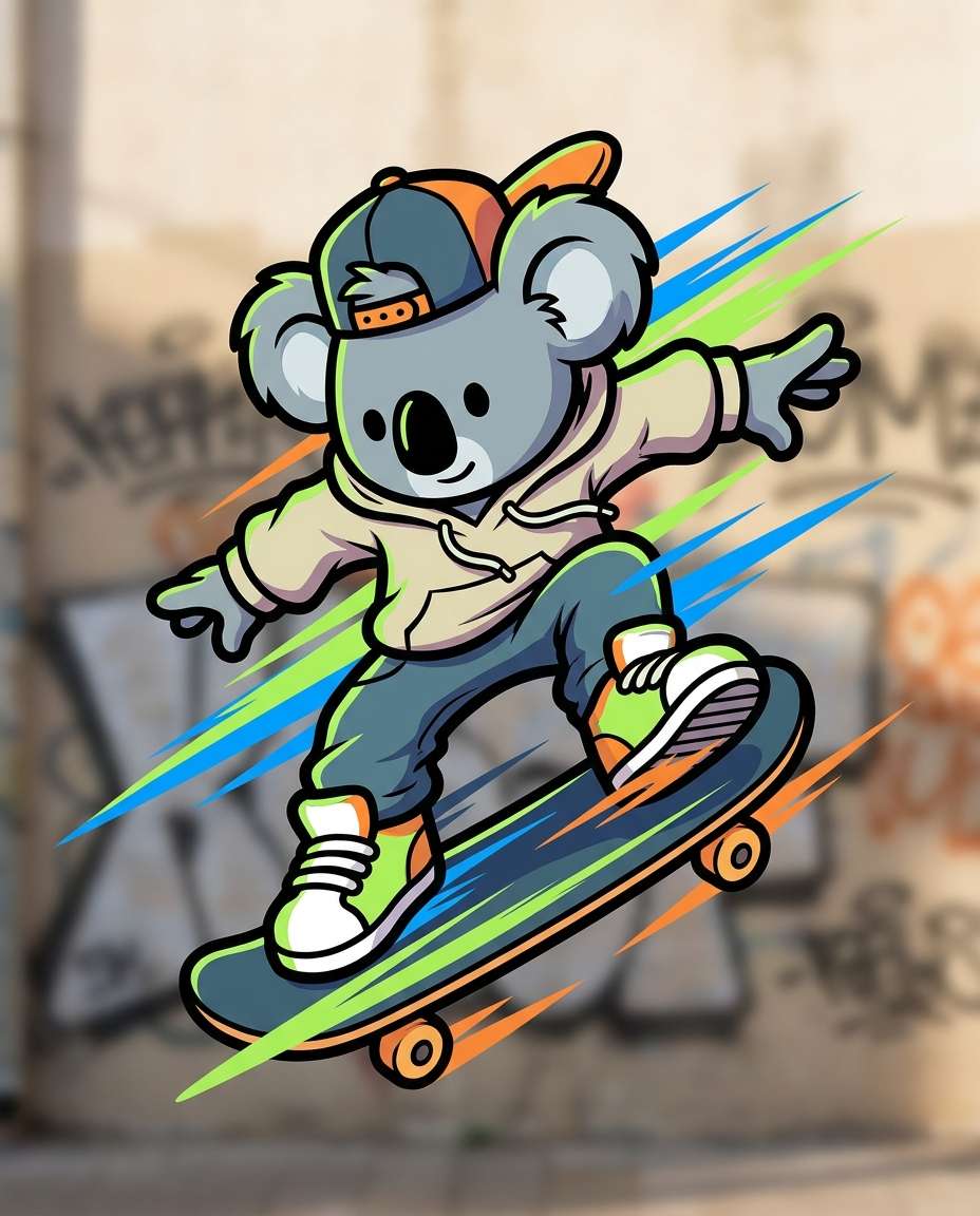 skater koala photo