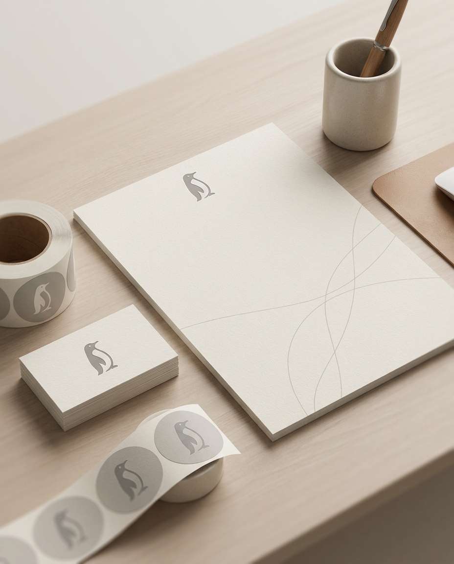 business card set photo