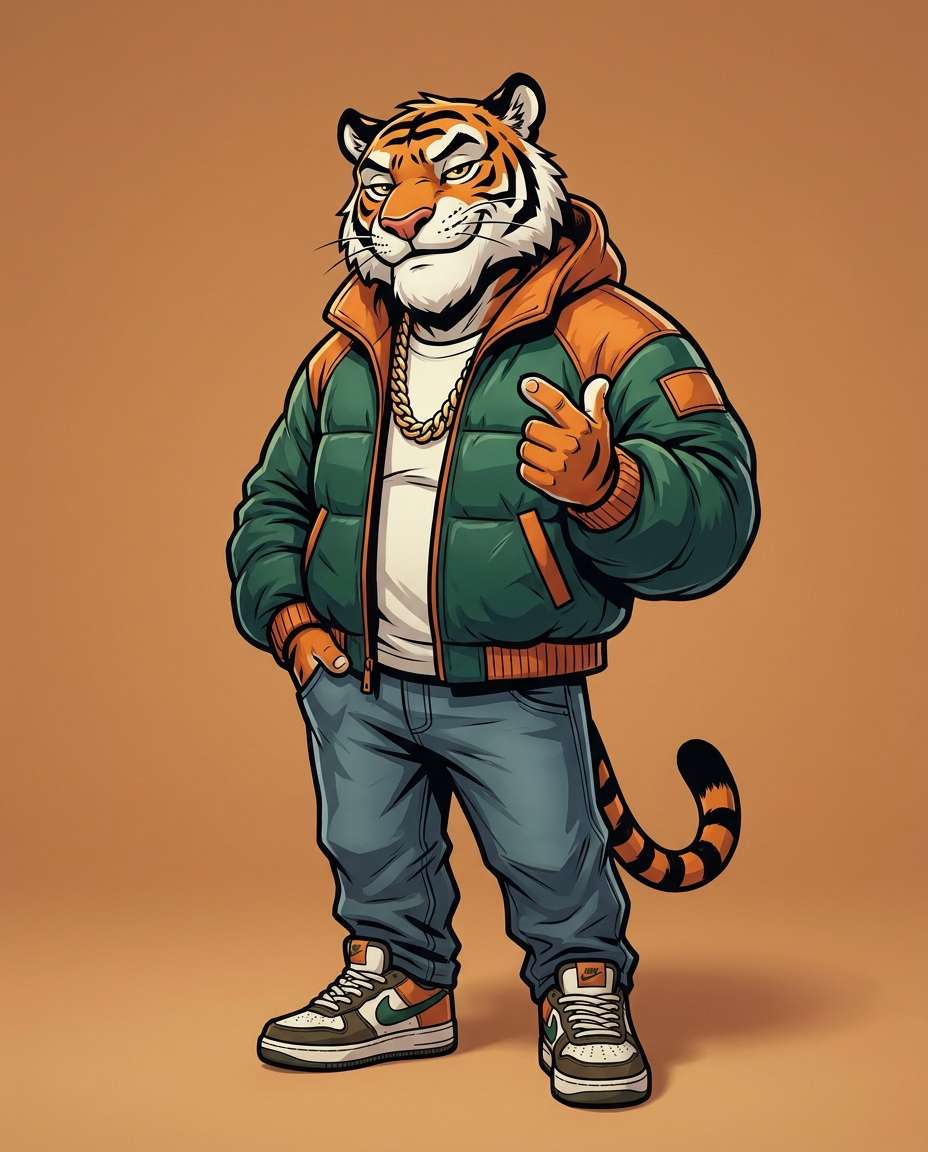 streetwear tiger photo
