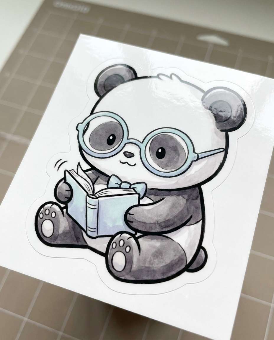 panda bookworm photo