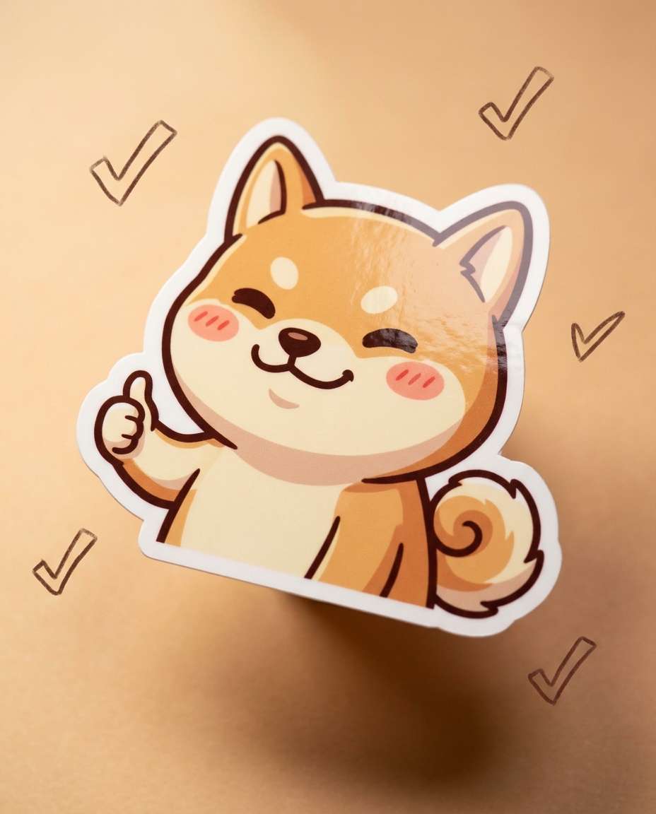 shiba approval photo