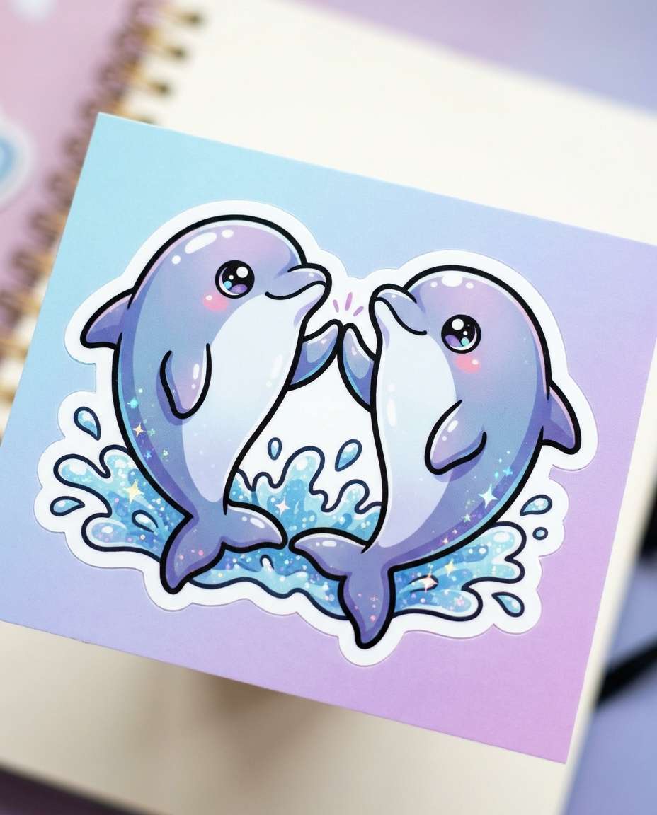 dolphin high five photo