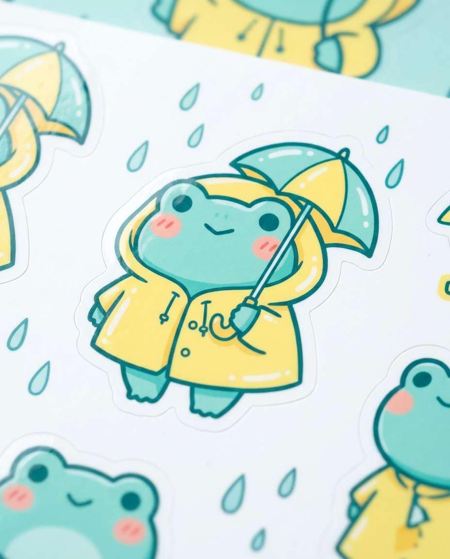 frog raincoat photo