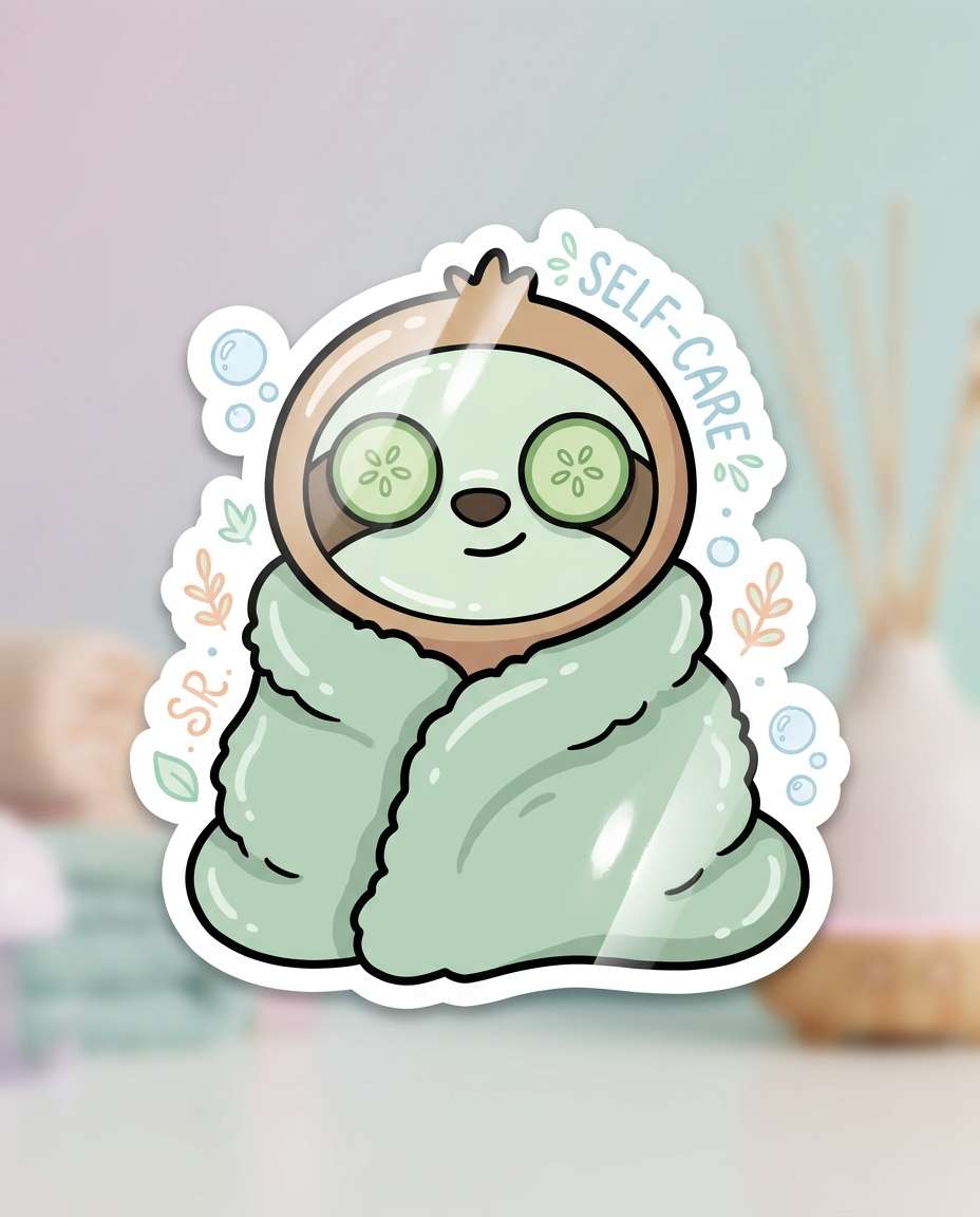 sloth selfcare photo