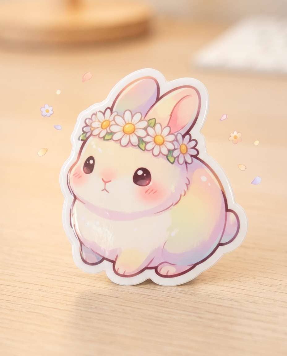 bunny flower crown photo