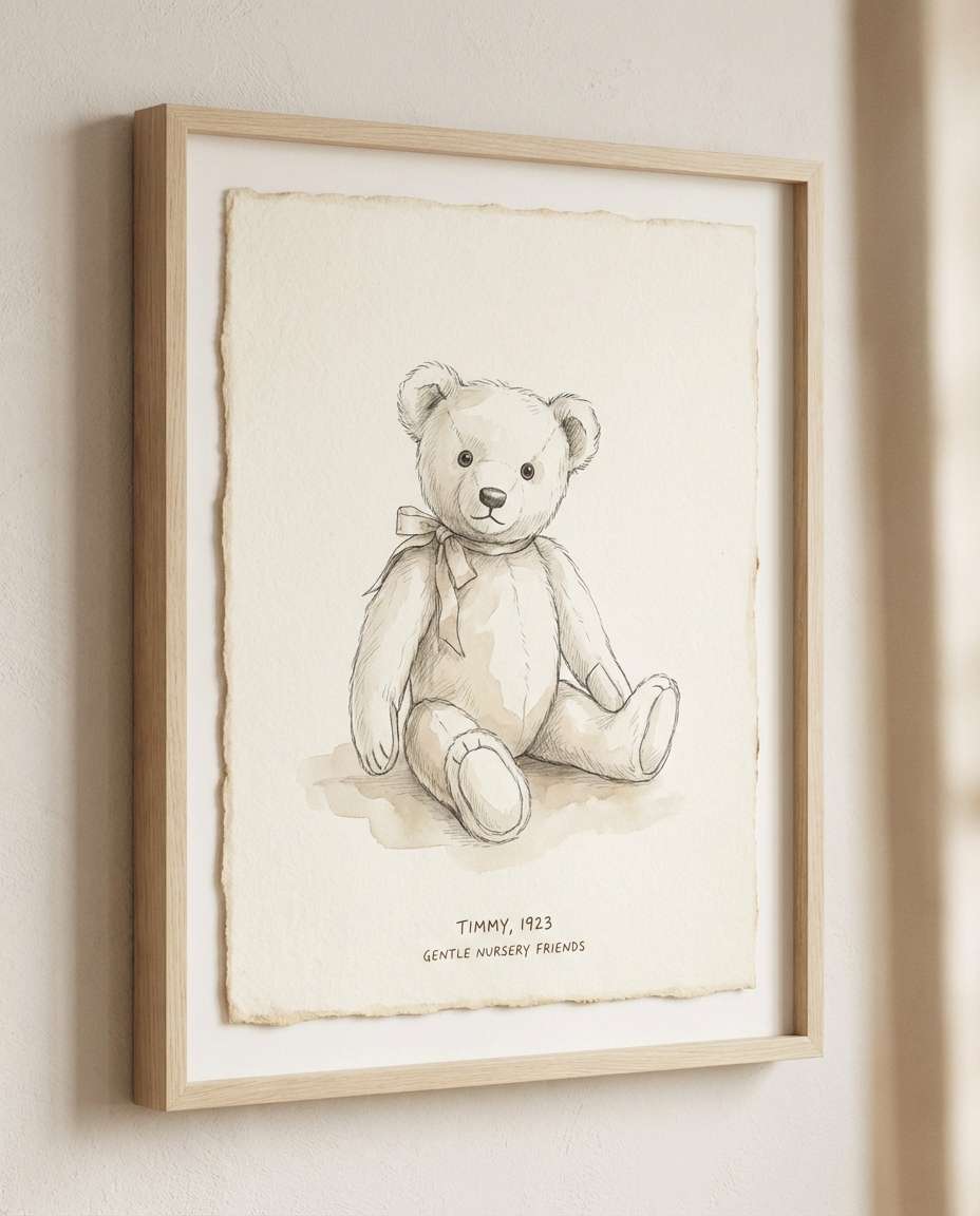 teddy bear sketch photo