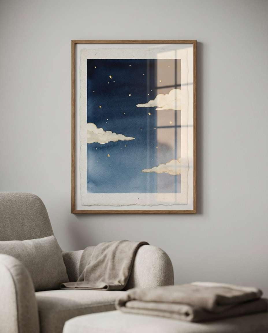 cloudy night sky photo