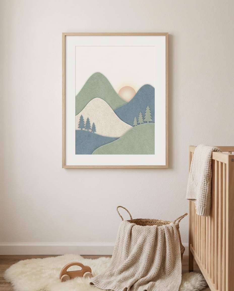mountain scene photo