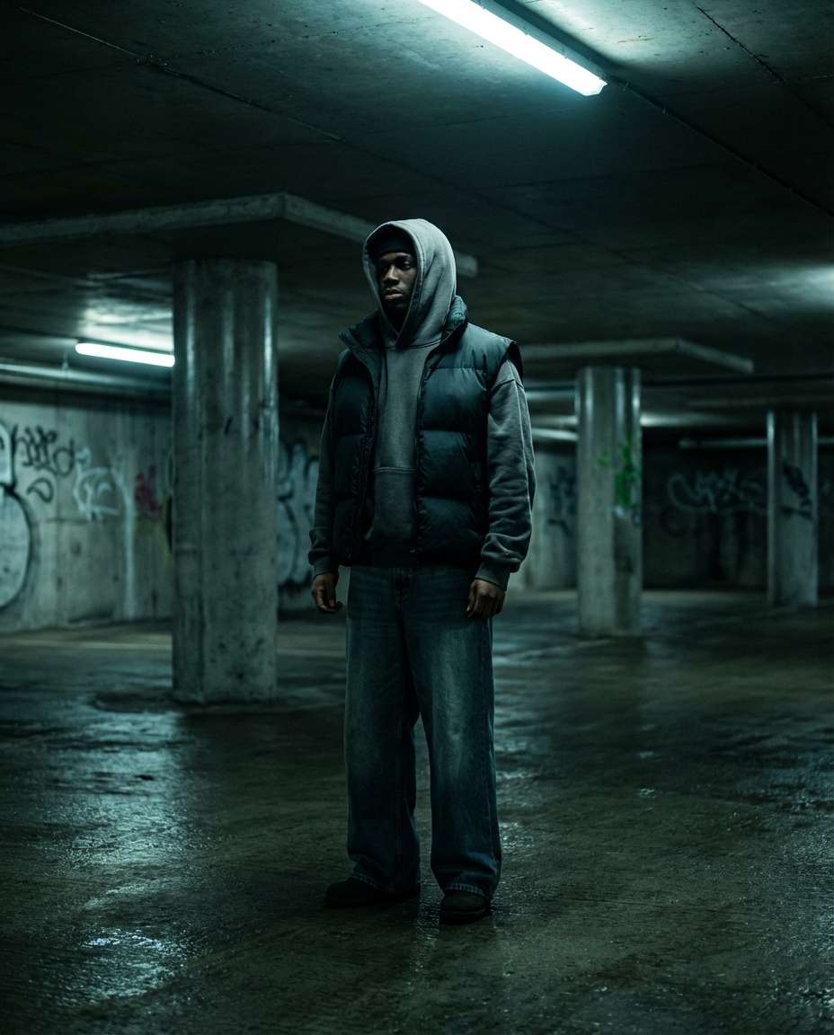 underground parking deck photo