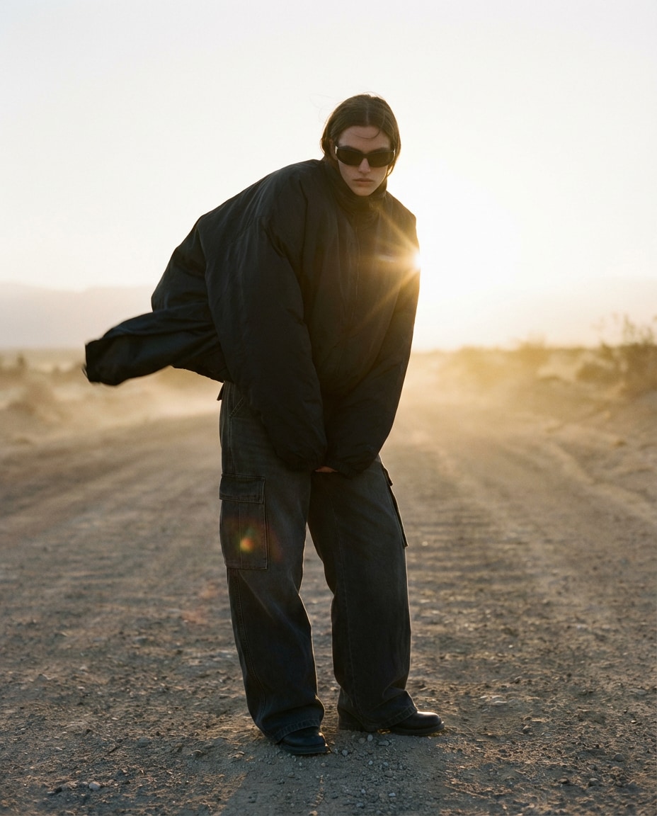 dystopian desert walk photo