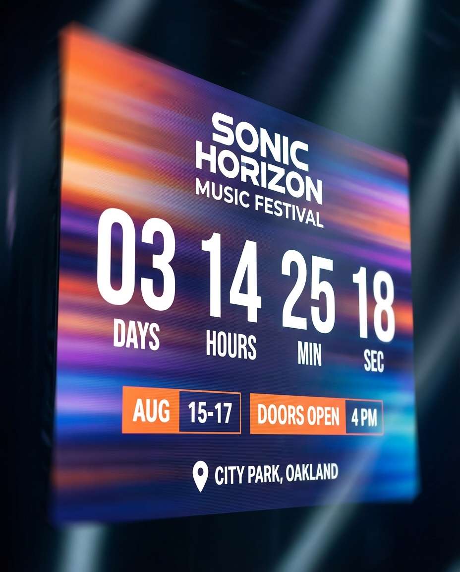 event countdown poster photo