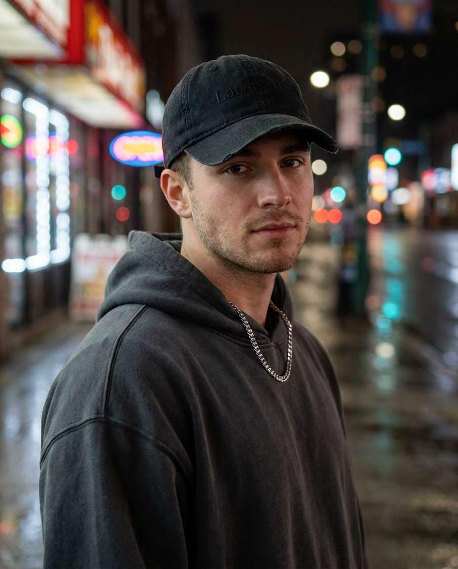 neon streetwear closeup photo