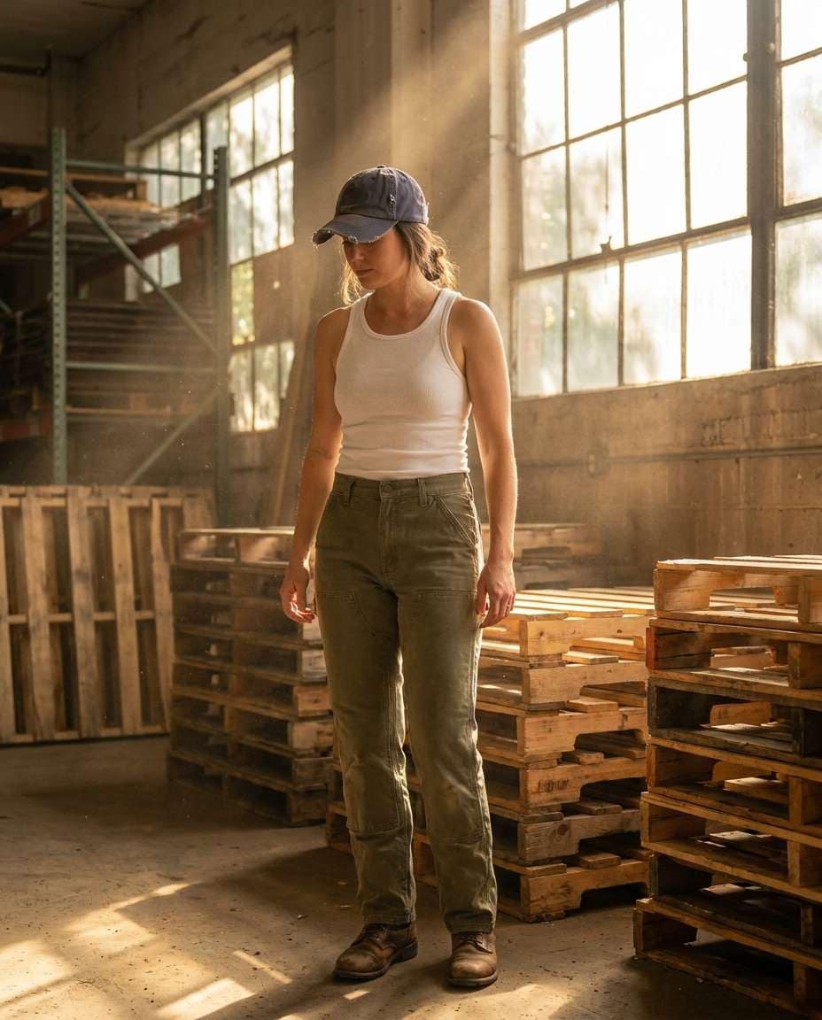 vintage workwear fit photo