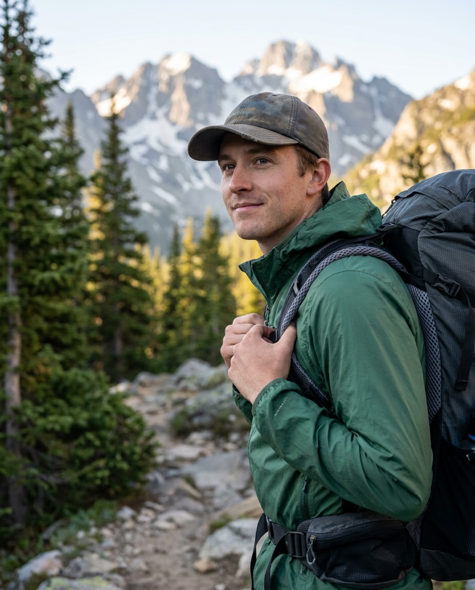 mountain trail adventure photo