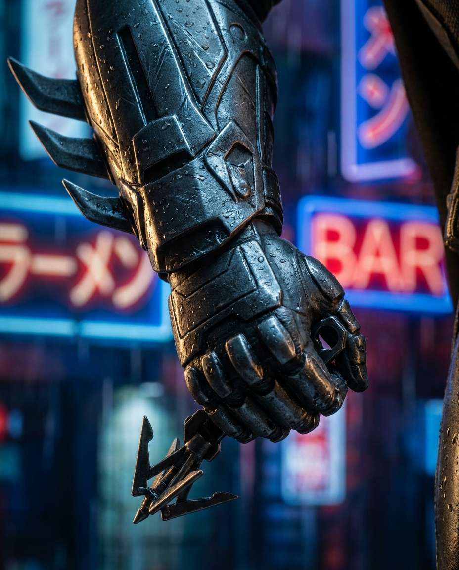 gauntlet gadget macro photo