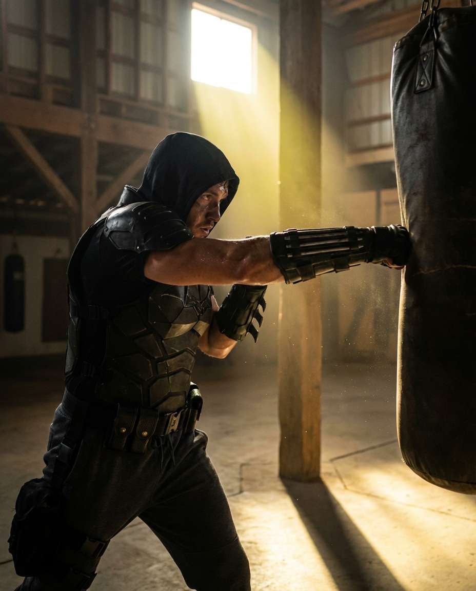 training room shadows photo