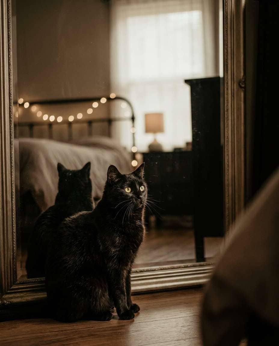mirror reflection trick photo
