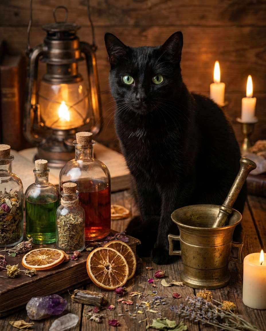 potion tabletop scene photo