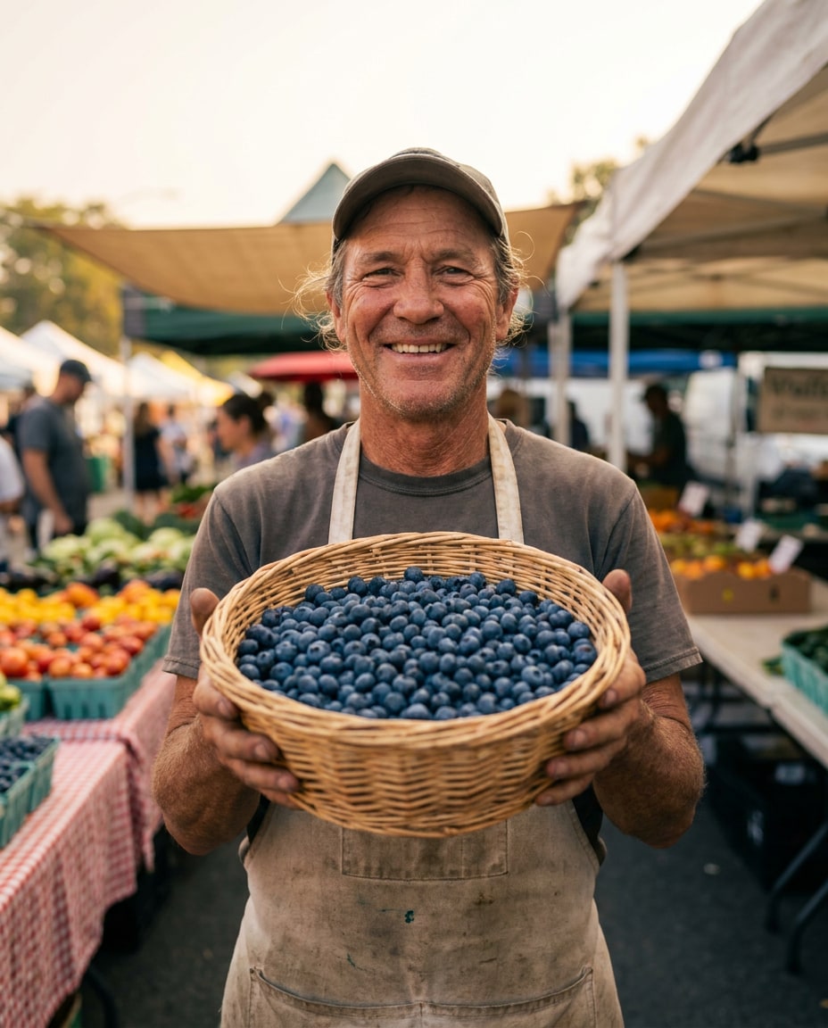 market vendor portrait photo