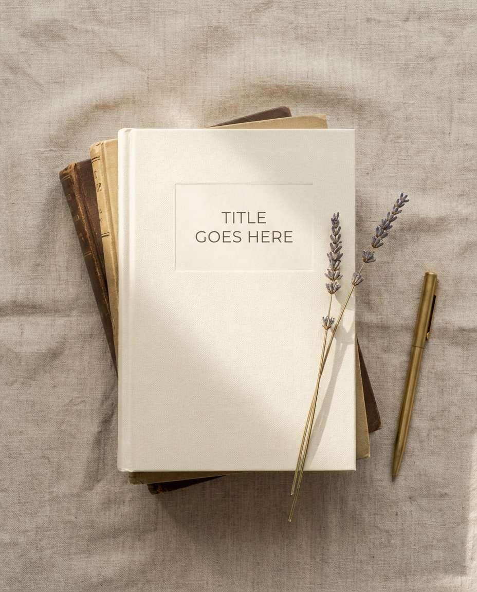 stack flat lay photo