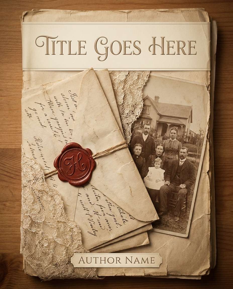 historical letter collage photo