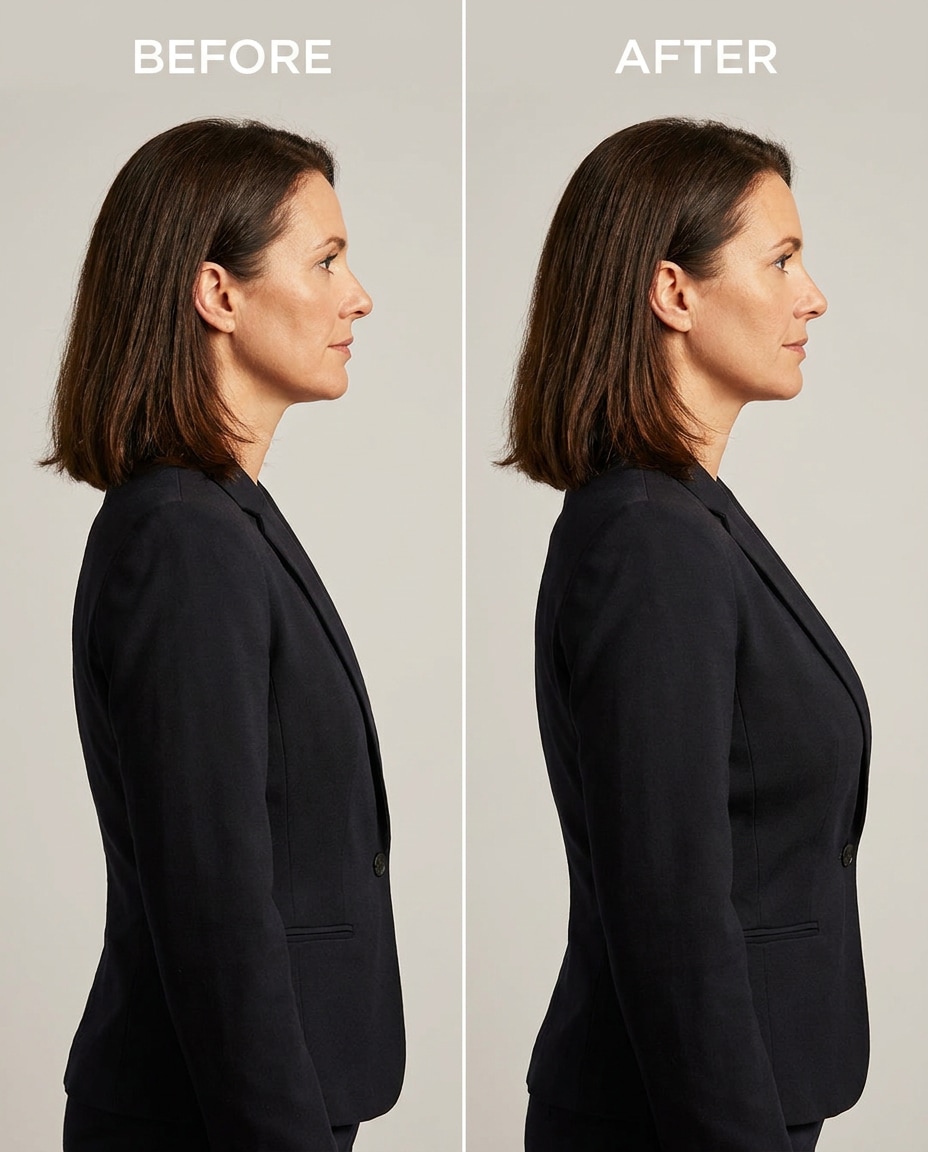 refined side profile photo