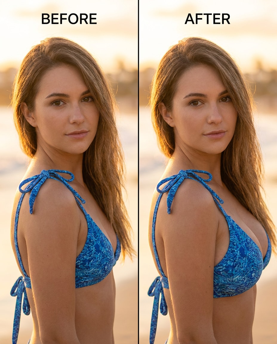 sculpted bikini top photo