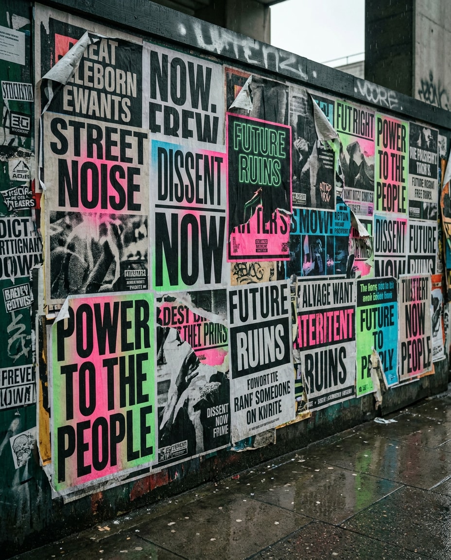 street poster wall photo