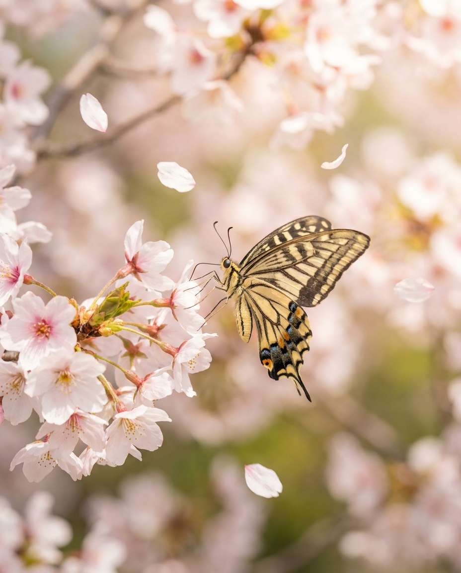 cherry blossom landing photo