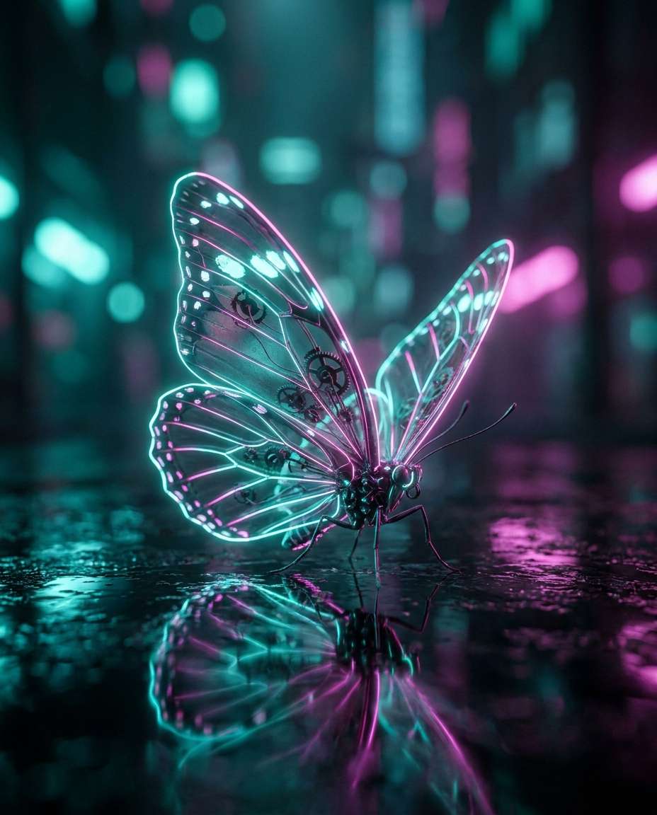 neon cyber photo