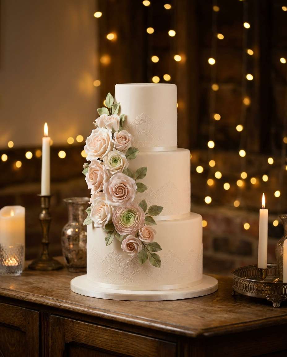 luxury wedding tiers photo