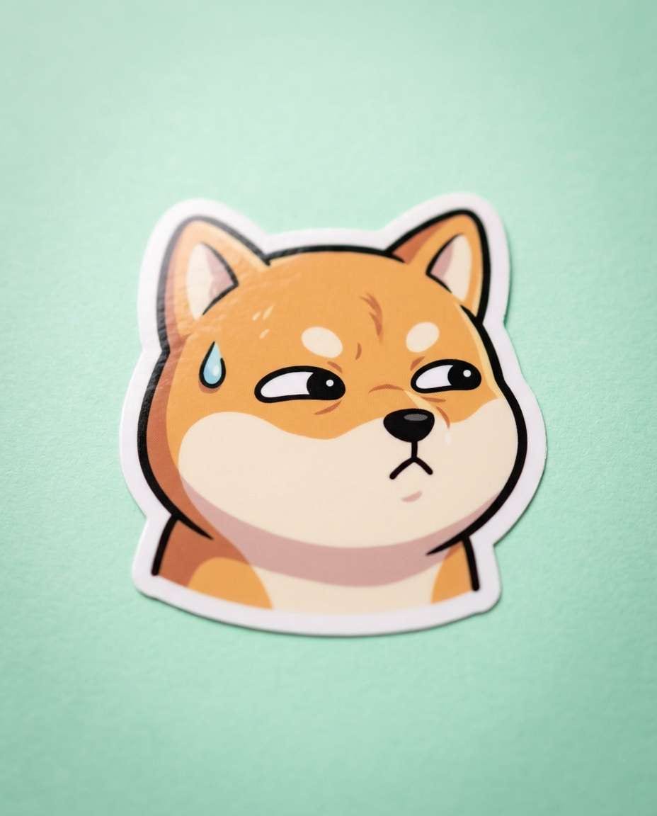 shiba sideeye photo
