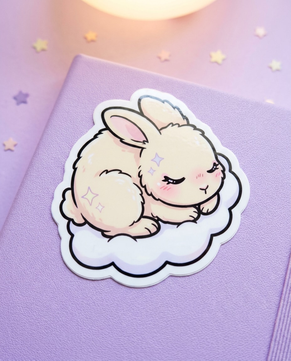 sleepy bunny nap photo