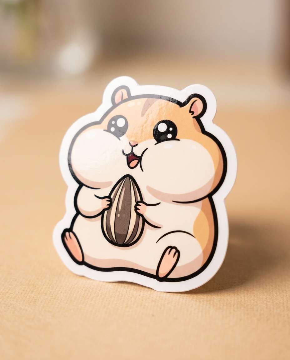 hamster snack time photo