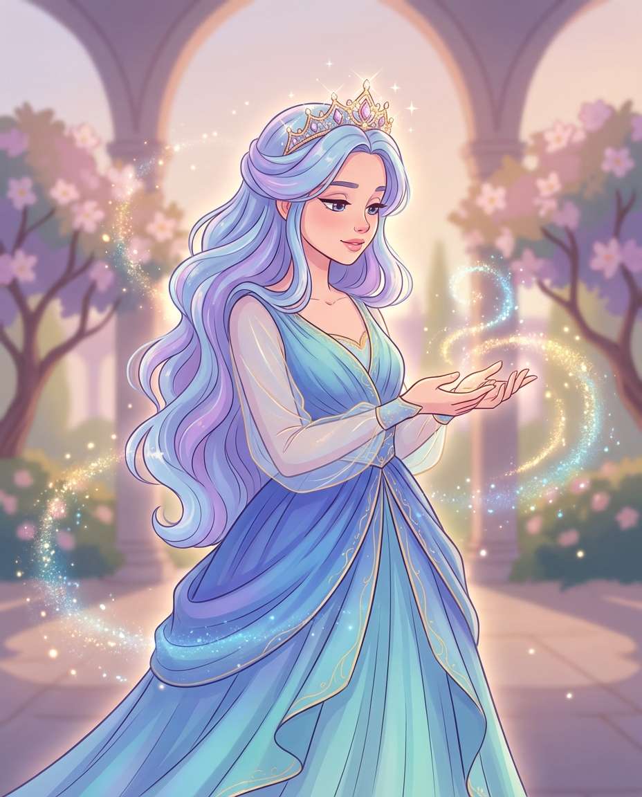 fantasy princess glow photo