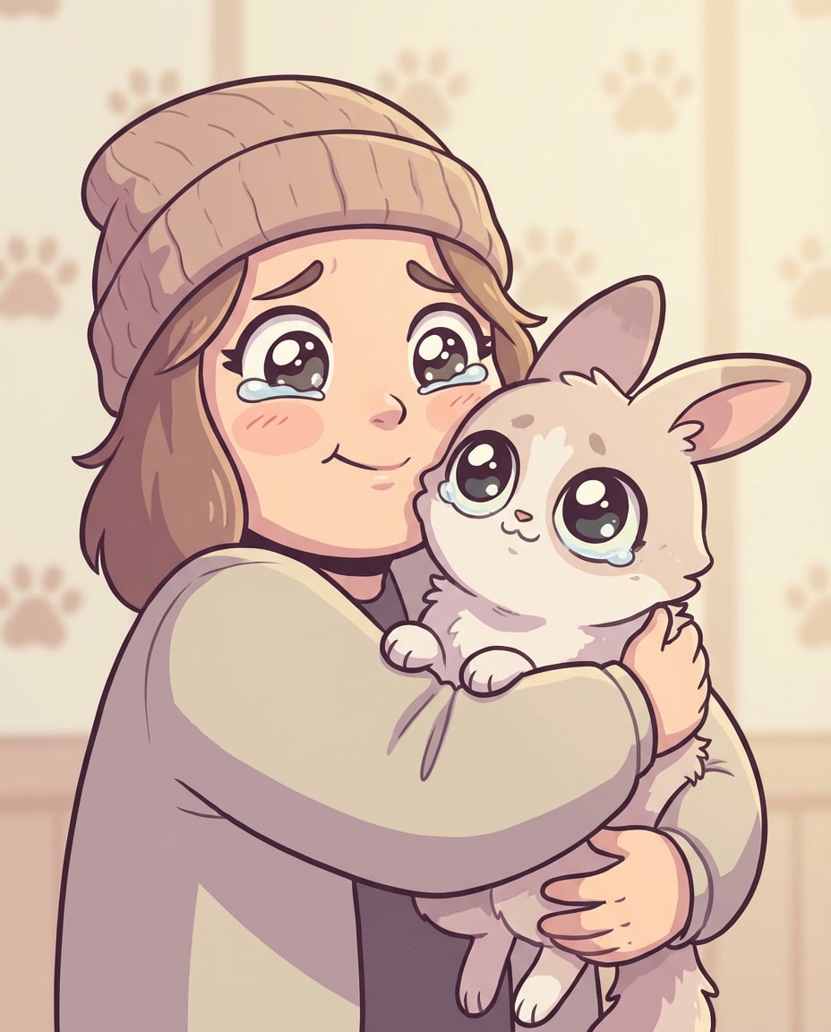 super cute pet buddy photo